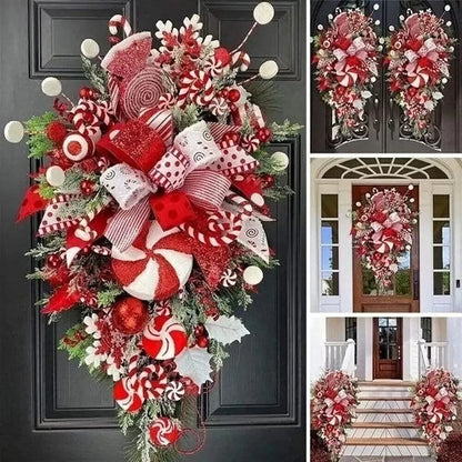 Peppermint Candy Christmas Wreath