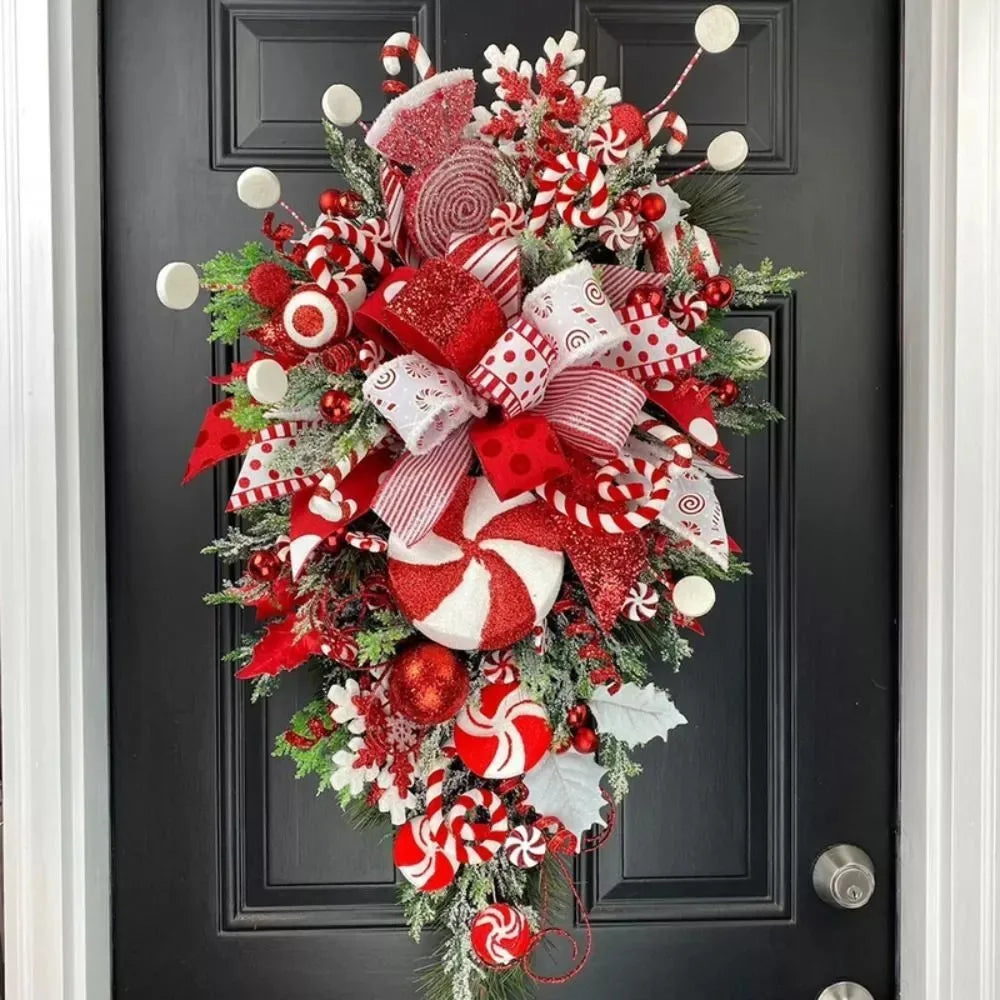 Peppermint Candy Christmas Wreath