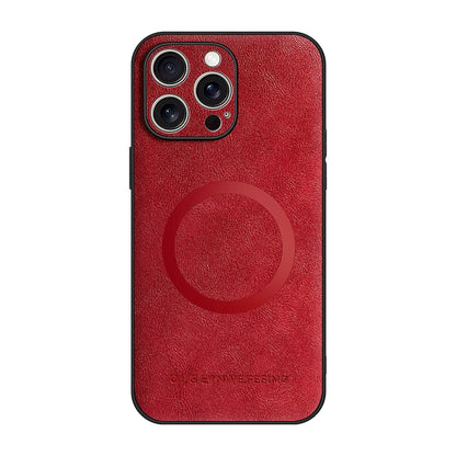 Luxury MagSafe Leather IPhone Case