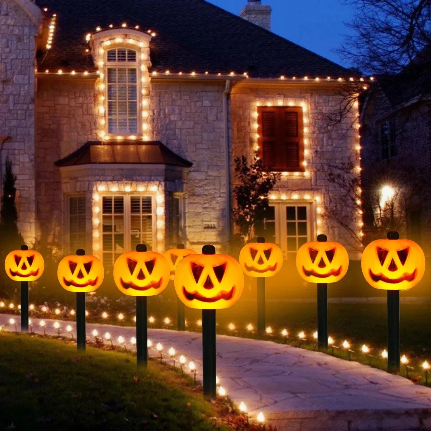 Solar Halloween Pathway Lights