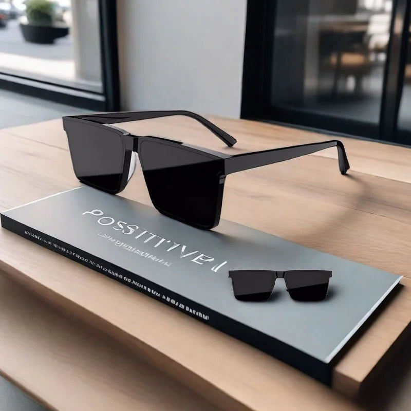 Premium Geometric Square Sunglasses – Modern Style, Ultimate Eye Protection