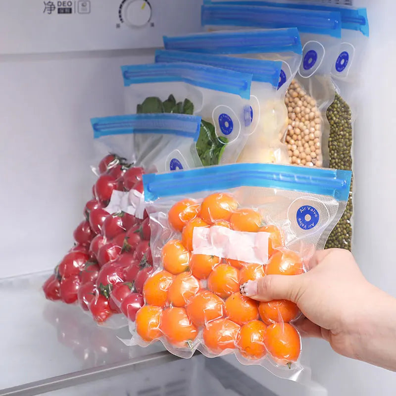 HAPPYDAY - Reusable Vacuum Sealer Bags – PA+PE Material, Eco-Friendly & Durable