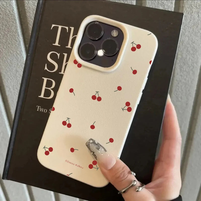 Cute Cartoon Cherry IPhone Case