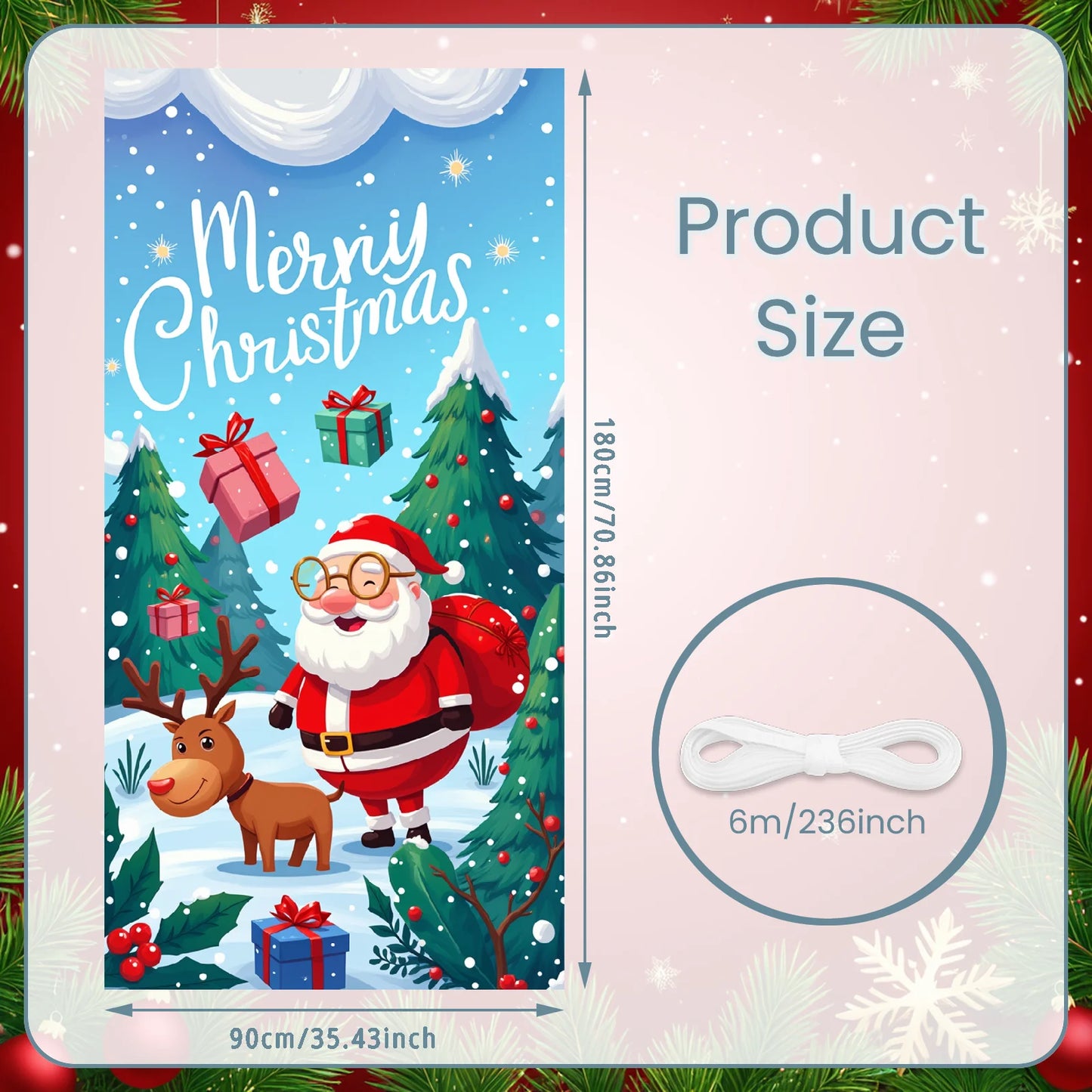 Christmas Door Cover Decorations