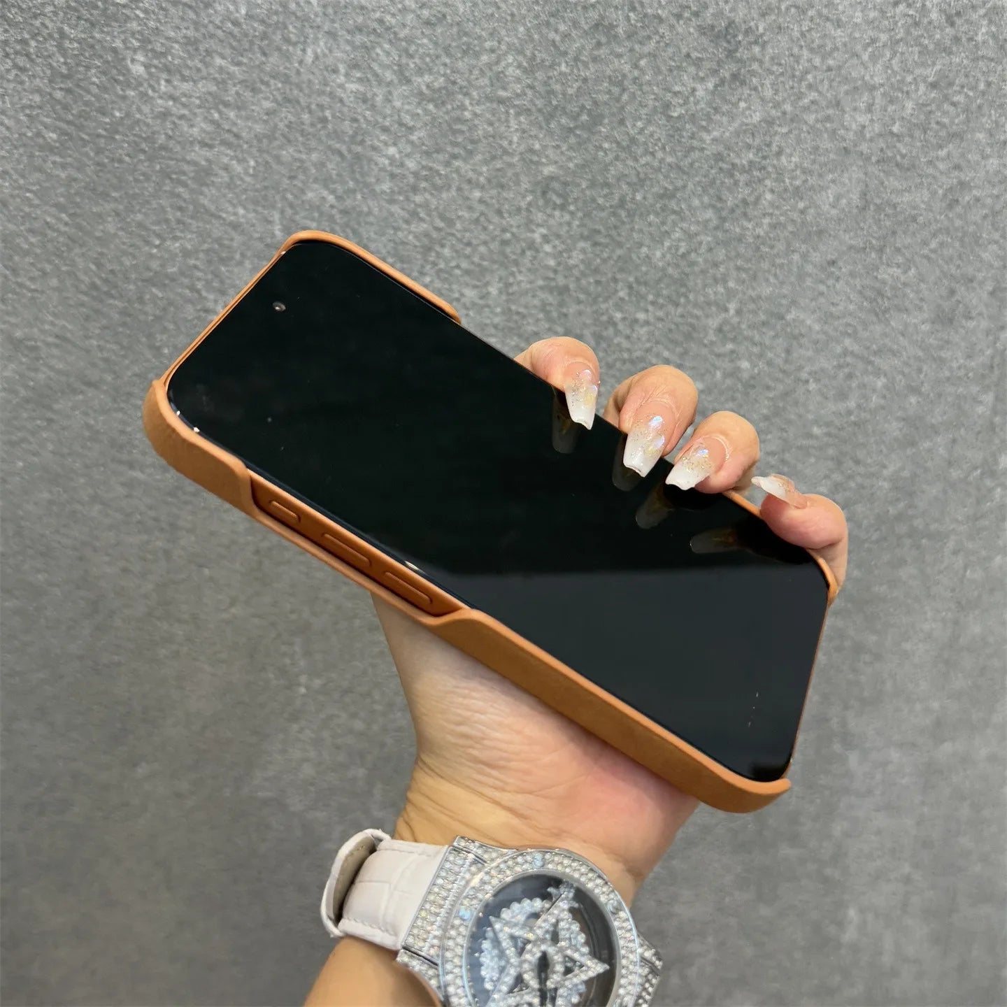 Handcrafted Sheepskin Feel Magnetic IPhone Case