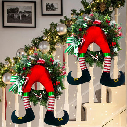 Cheeky Elf Butt Wreath