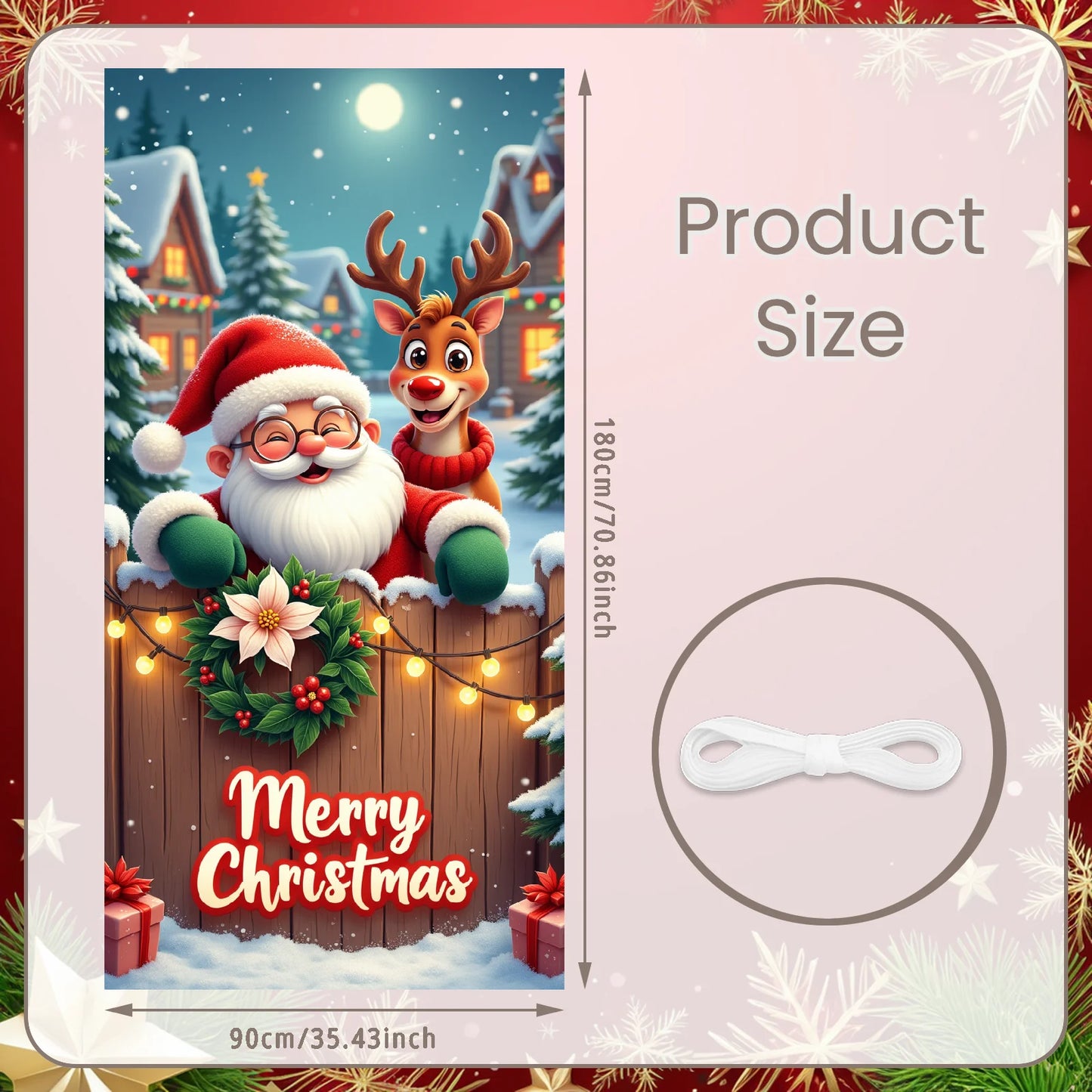 Christmas Door Cover Decorations