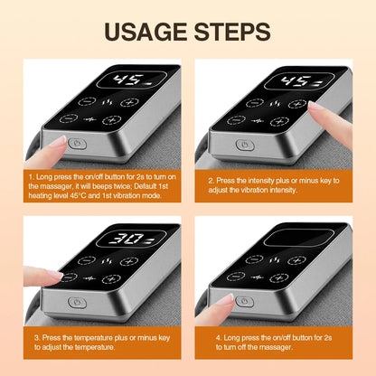 Electric Knee Heating Massager – Fast Pain Relief With 5 Smart Levels For Knees & Legs