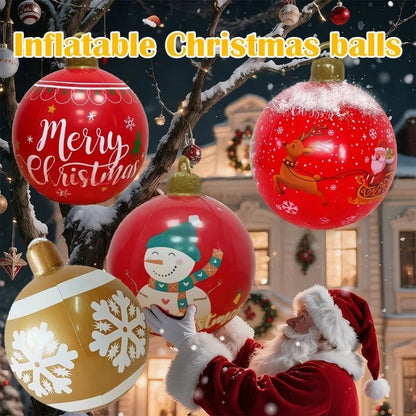 Giant Inflatable Christmas Ball — Make Your Yard Shine This Holiday!
