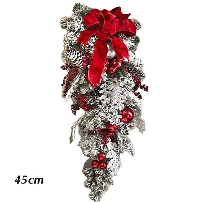 Glowing Pinecone Holiday Wreath