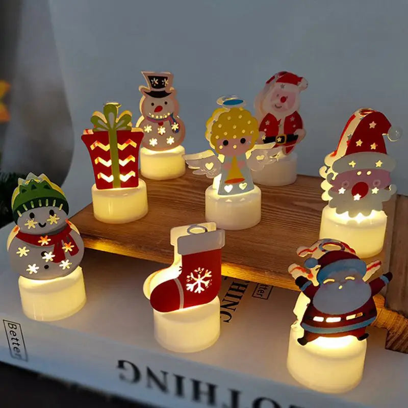 Mystery Box: Christmas Light Snowman Santa Luminous Night Ornaments