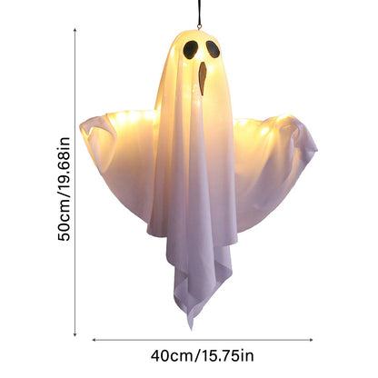 LED Hanging Ghost Lights – Spooky Halloween Decor