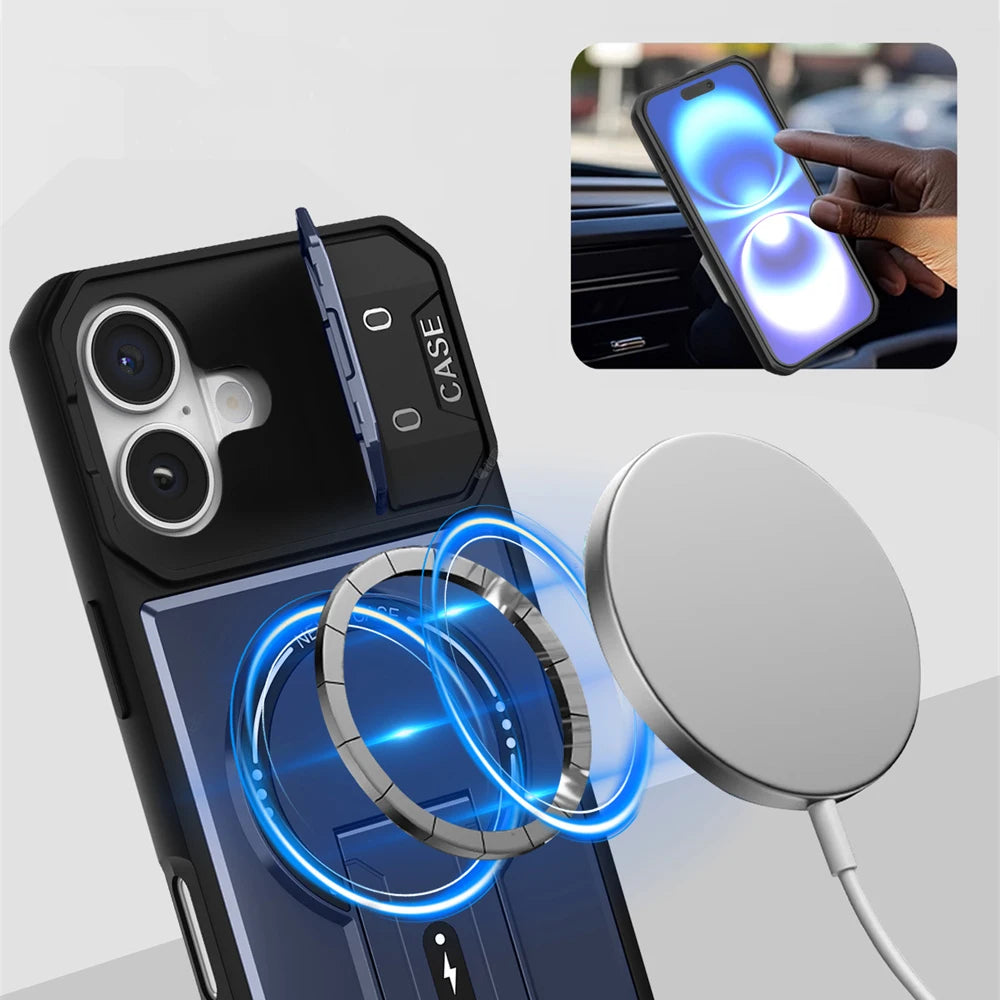 Flip Magnetic Armor IPhone Case