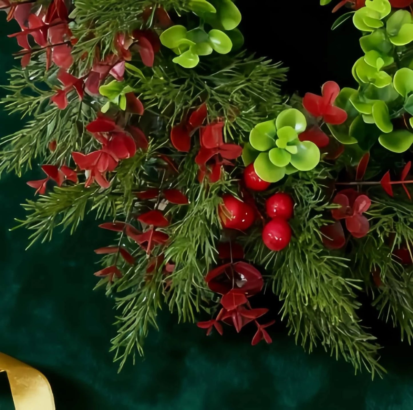 Christmas Berry Wreath | 40Cm - 15.74In