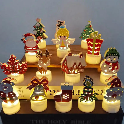 Mystery Box: Christmas Light Snowman Santa Luminous Night Ornaments