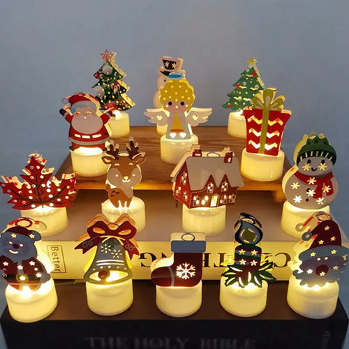 Mystery Box: Christmas Light Snowman Santa Luminous Night Ornaments