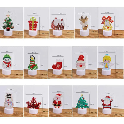 Mystery Box: Christmas Light Snowman Santa Luminous Night Ornaments