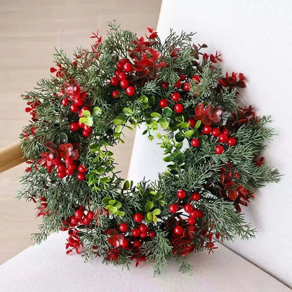 Christmas Berry Wreath | 40Cm - 15.74In