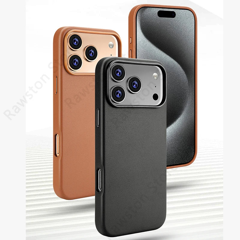 Handcrafted MagSafe Leather IPhone Case