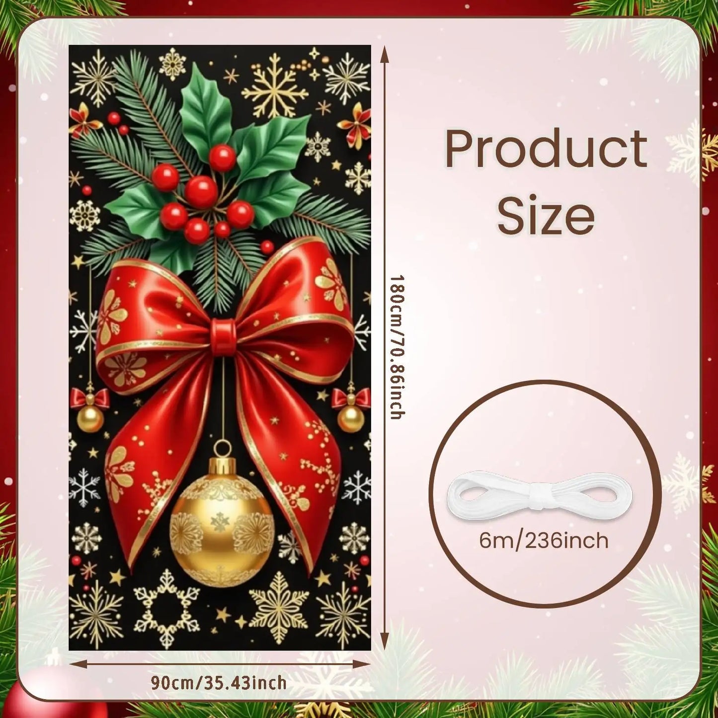 Christmas Door Cover Decorations