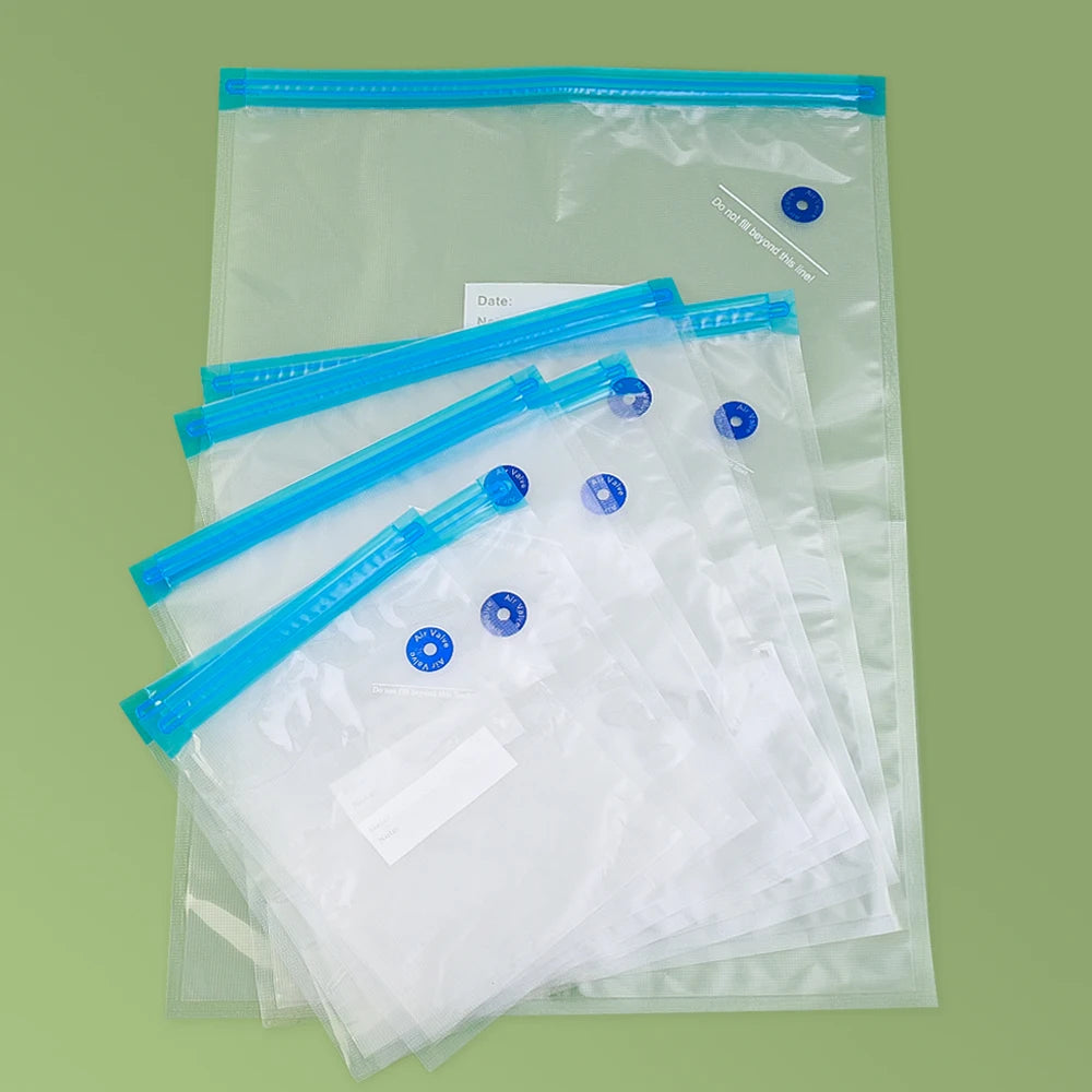 HAPPYDAY - Reusable Vacuum Sealer Bags – PA+PE Material, Eco-Friendly & Durable
