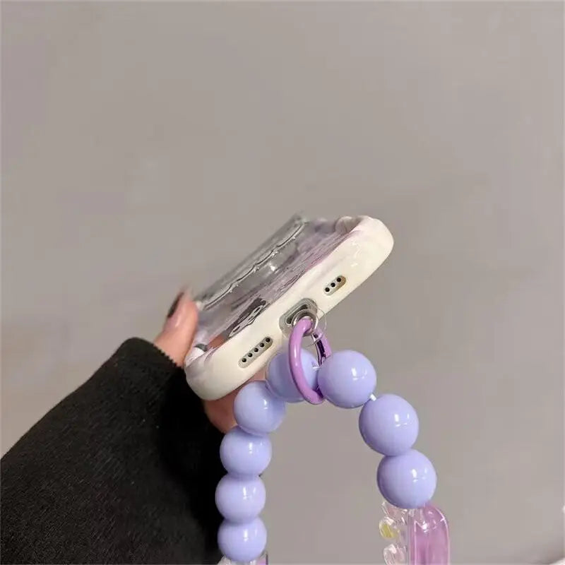 Kuromi x Hello Kitty Bracelet IPhone Case