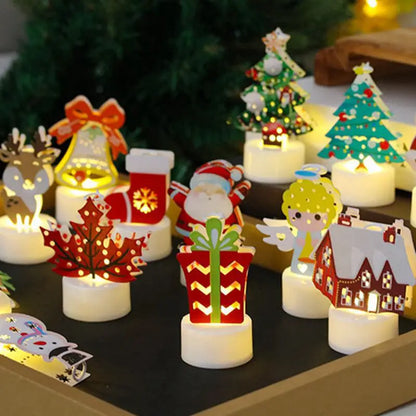 Mystery Box: Christmas Light Snowman Santa Luminous Night Ornaments