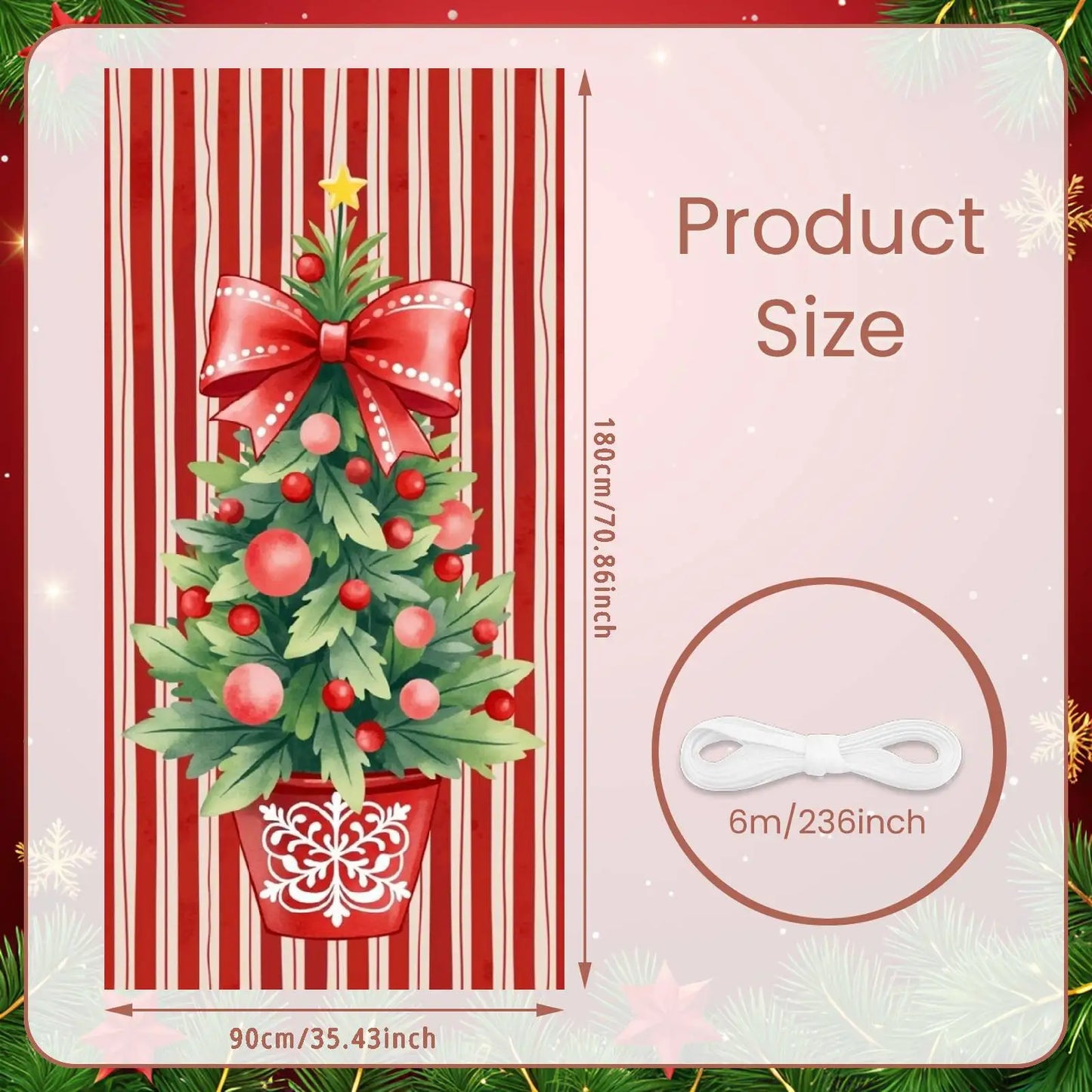 Christmas Door Cover Decorations