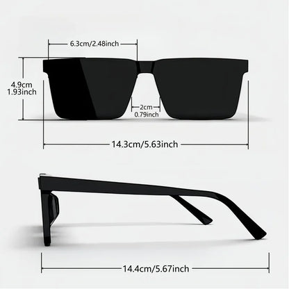 Premium Geometric Square Sunglasses – Modern Style, Ultimate Eye Protection