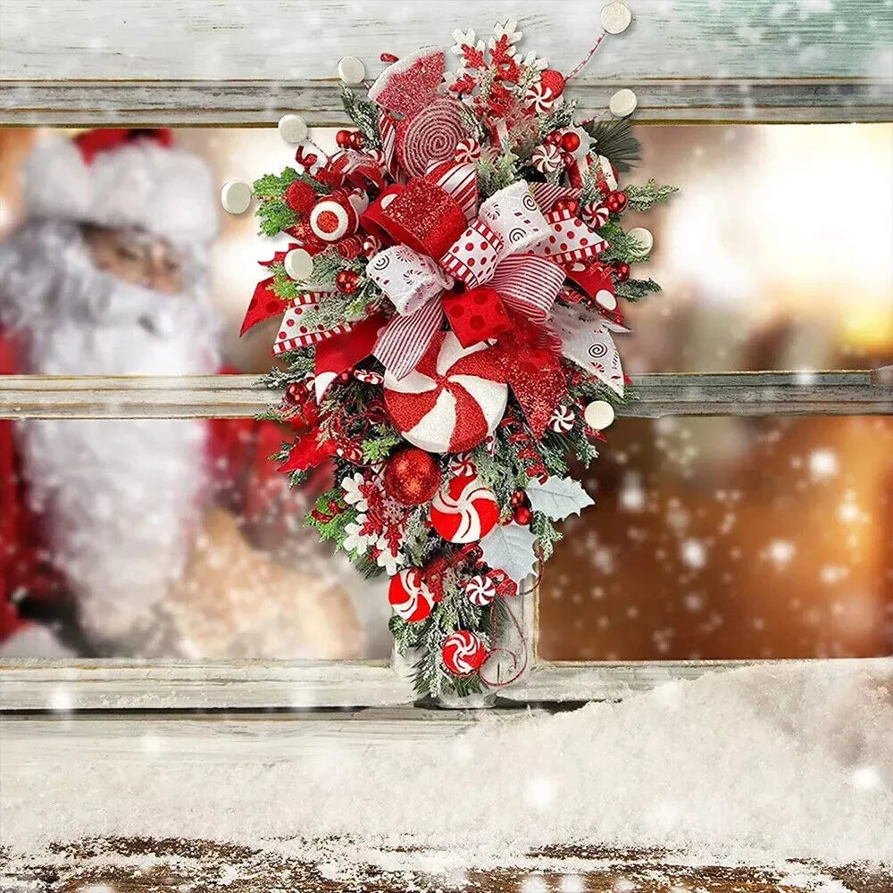 Peppermint Candy Christmas Wreath