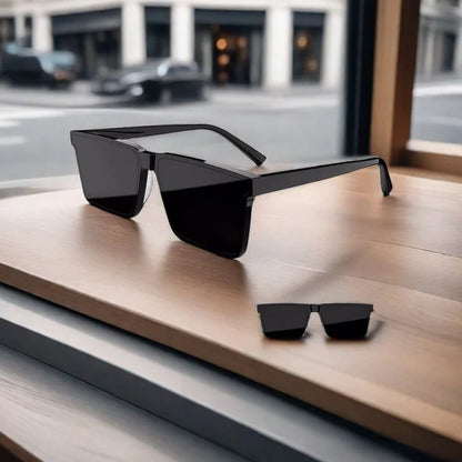 Premium Geometric Square Sunglasses – Modern Style, Ultimate Eye Protection