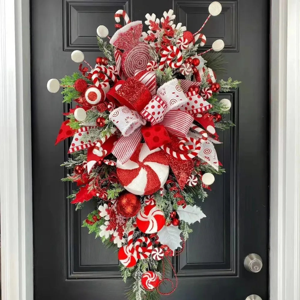 Peppermint Candy Christmas Wreath