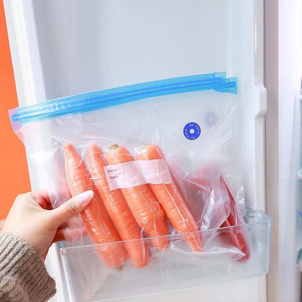 HAPPYDAY - Reusable Vacuum Sealer Bags – PA+PE Material, Eco-Friendly & Durable