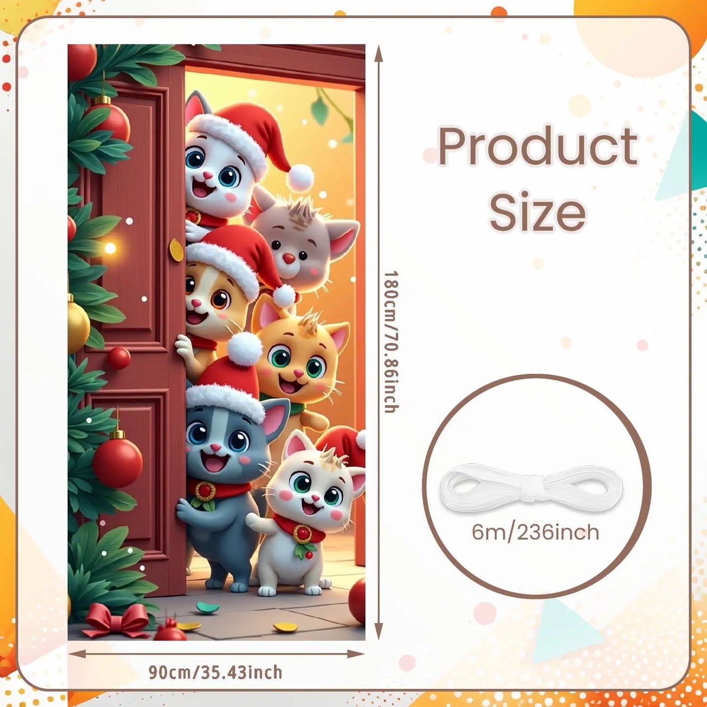 Christmas Door Cover Decorations