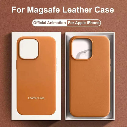 Handcrafted MagSafe Leather IPhone Case