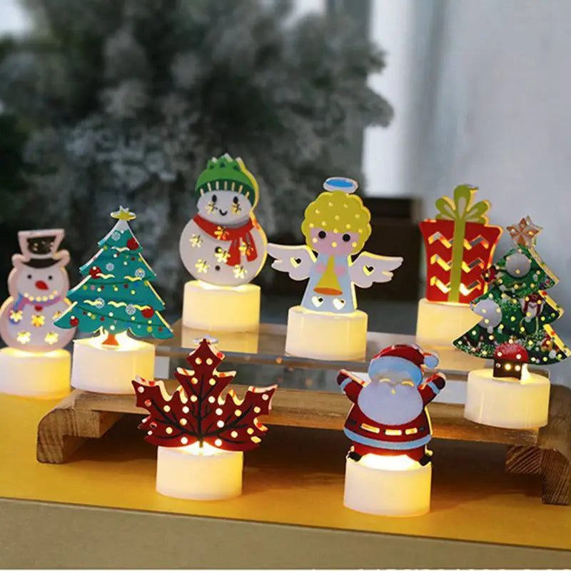 Mystery Box: Christmas Light Snowman Santa Luminous Night Ornaments