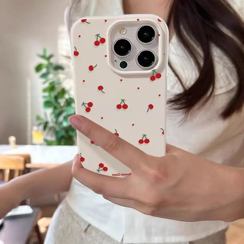 Cute Cartoon Cherry IPhone Case