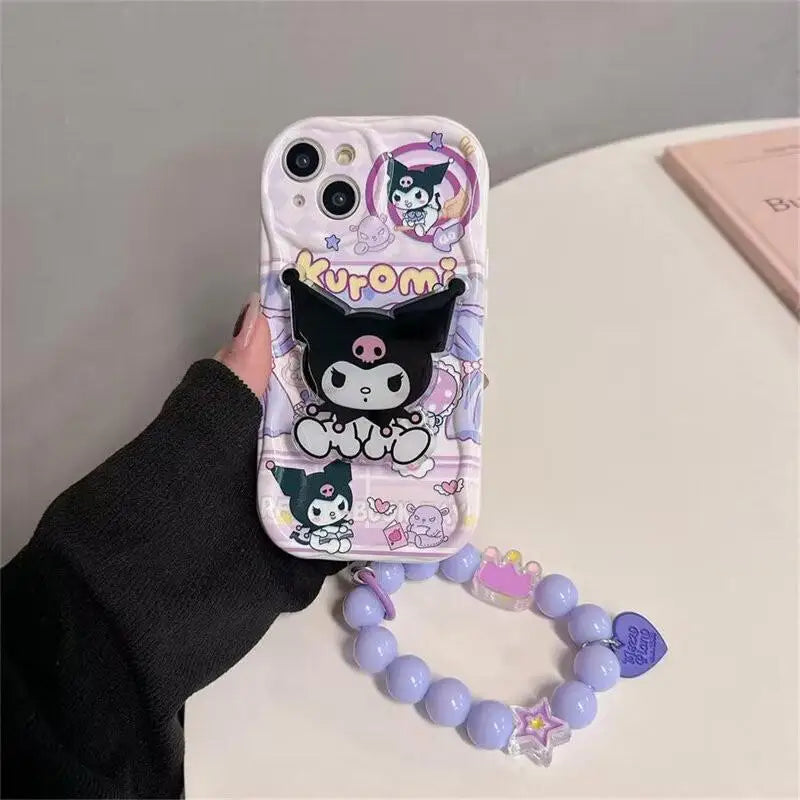 Kuromi x Hello Kitty Bracelet IPhone Case