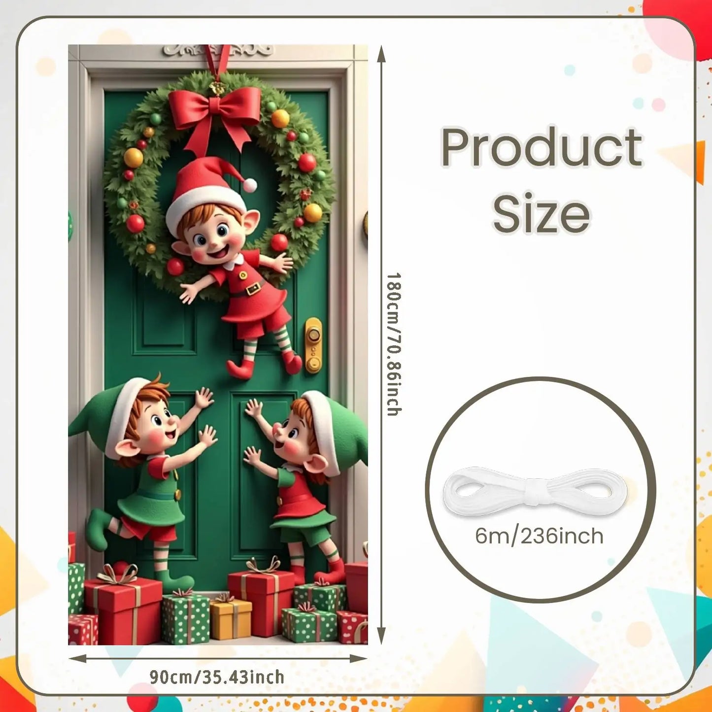 Christmas Door Cover Decorations