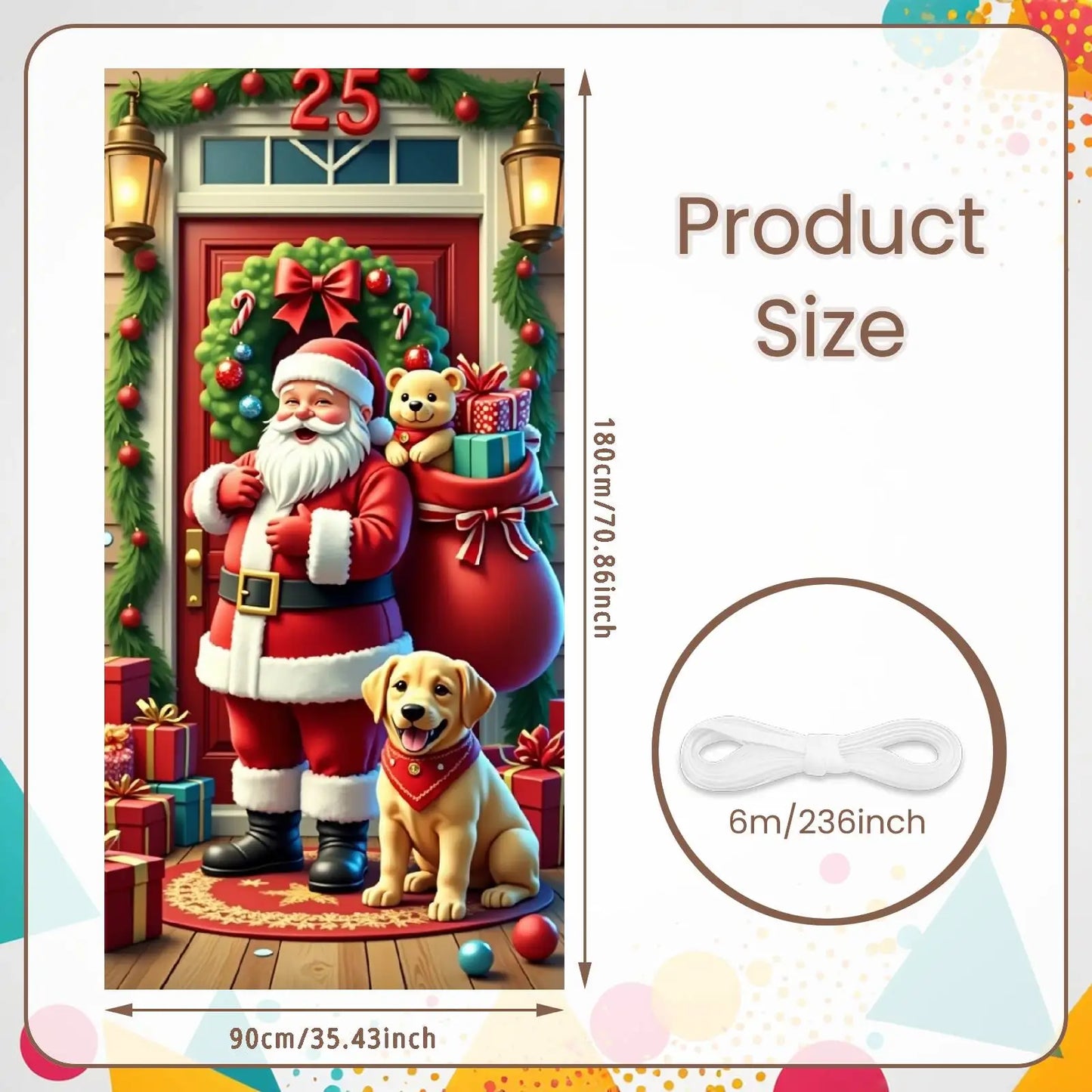 Christmas Door Cover Decorations