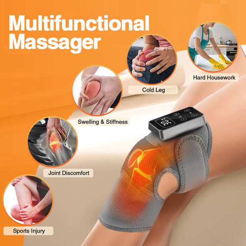 Electric Knee Heating Massager – Fast Pain Relief With 5 Smart Levels For Knees & Legs