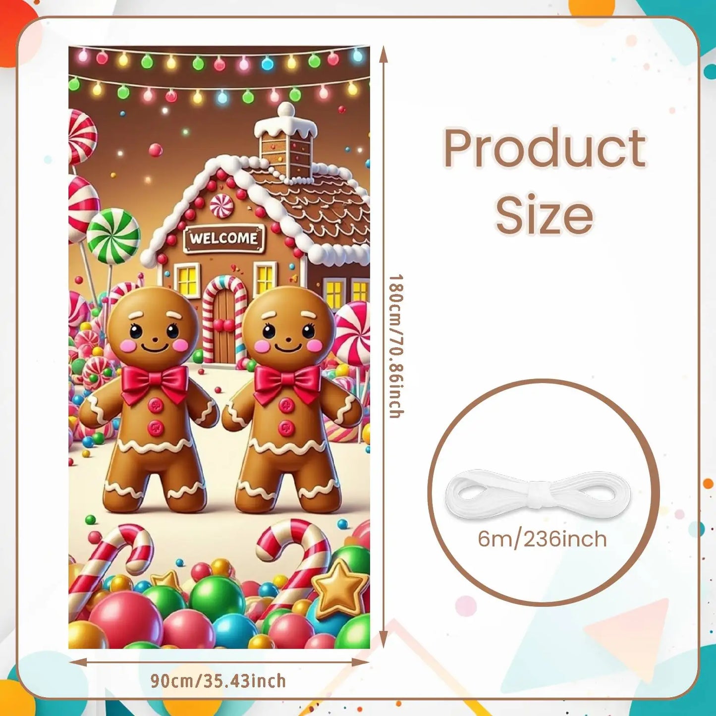 Christmas Door Cover Decorations