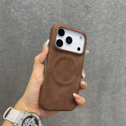 Handcrafted Sheepskin Feel Magnetic IPhone Case