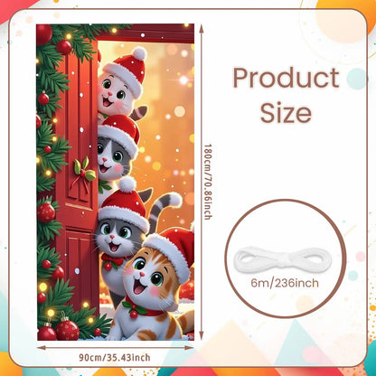 Christmas Door Cover Decorations