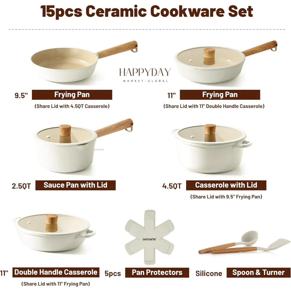 HAPPYDAY EcoCook – Healthy Ceramic Pots & Pans